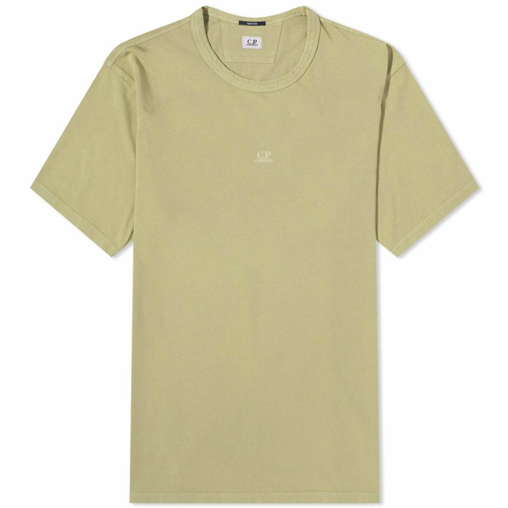Photo: C.P. Company Men's Resist Dyed T-Shirt in Green Olive