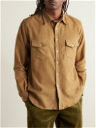 De Bonne Facture - Camargue Cotton-Moleskin Shirt - Brown