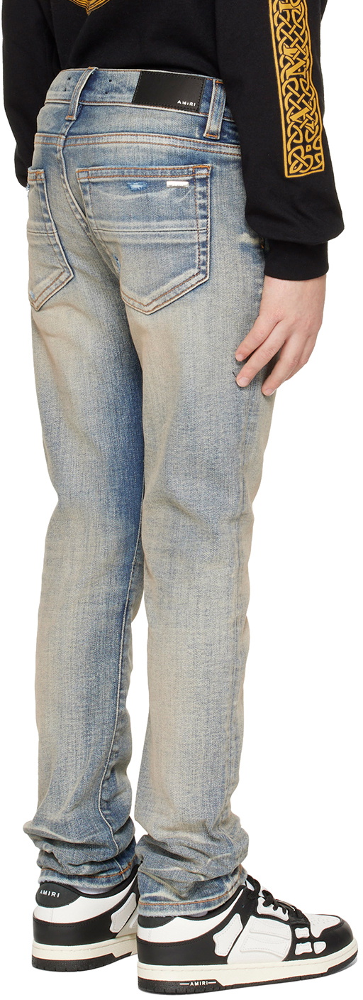 AMIRI Kids Blue Stack Jeans
