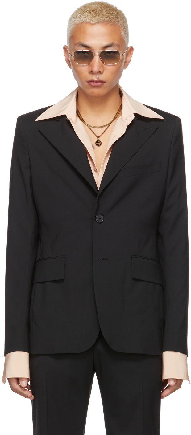 Photo: LU'U DAN SSENSE Exclusive Black 70's Blazer