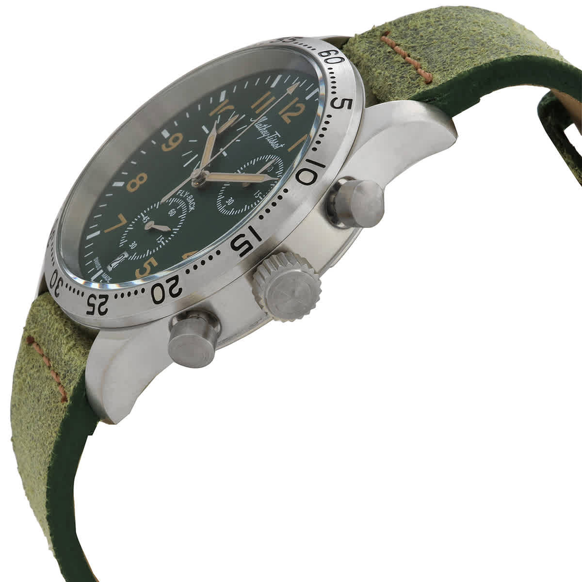 Mathey-Tissot Type 21 Chronograph Green Dial Mens Watch H1821CHALV