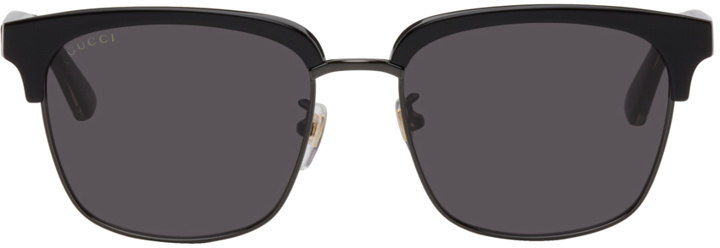 Photo: Gucci Black Rectangular Sunglasses