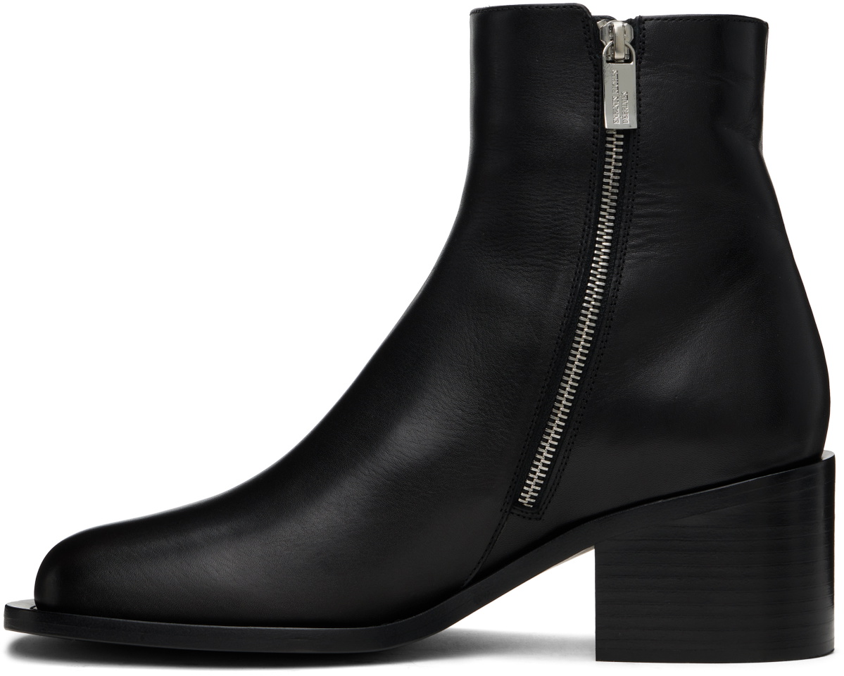 Enfants Riches Déprimés Black Night Version Square Toe Franky Boots
