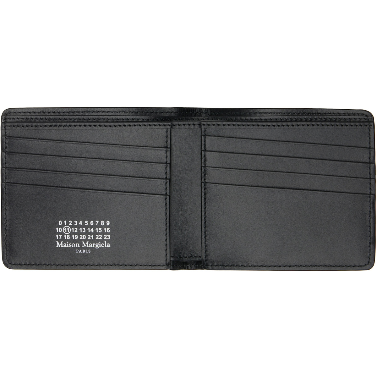 Maison Margiela Black Four Stitches Wallet