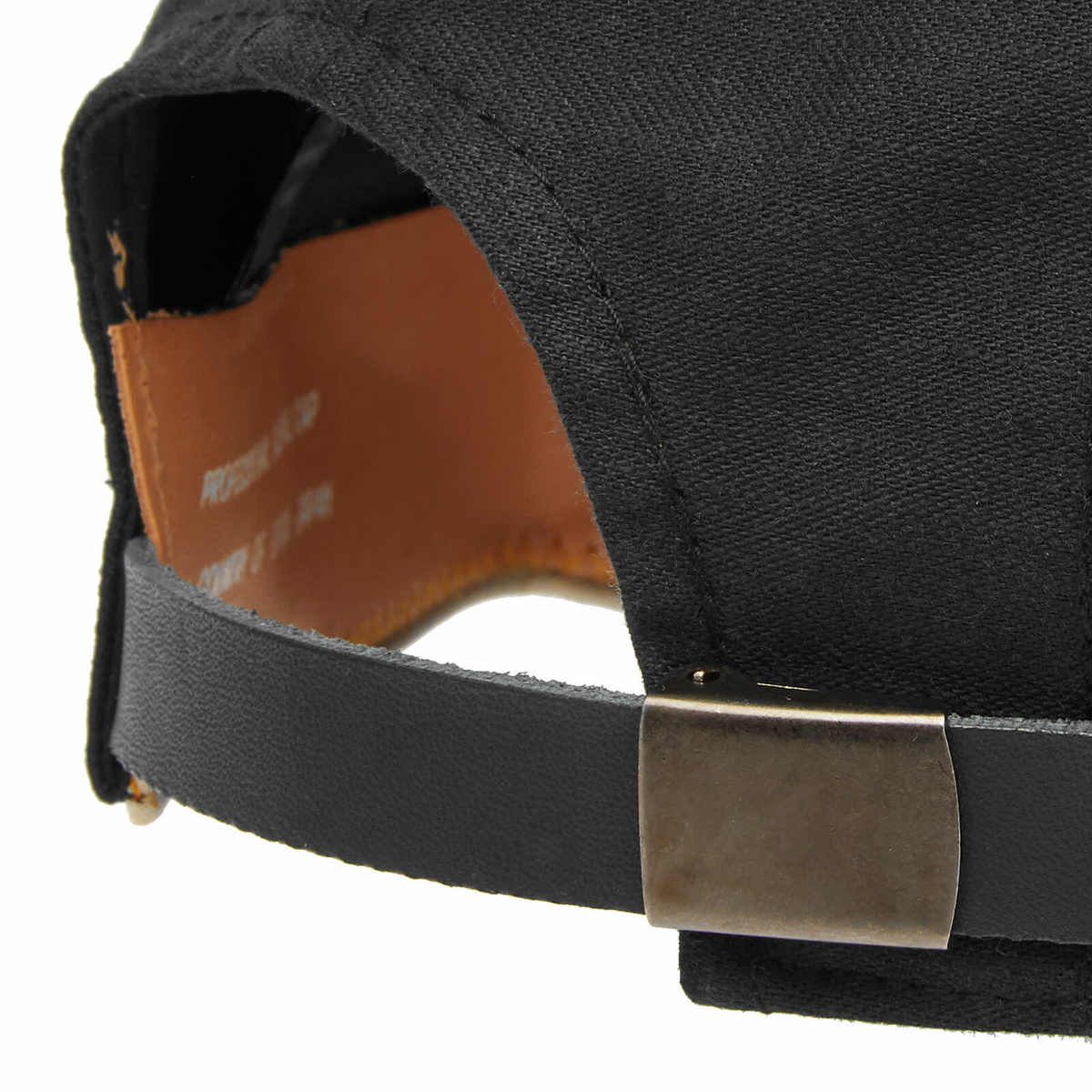 Poten Back Satin Cap in Black