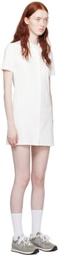 Lacoste White Button Closure Dress