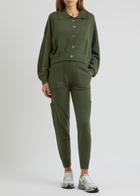 Crush Cashmere Beatles Cashmere Sweatpants Dark Green