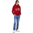 Dsquared2 Red Icon Hoodie