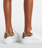 McQueen Oversized leather sneakers