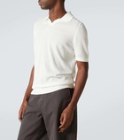 Fedeli Cotton piqué polo shirt
