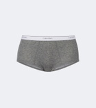 Calvin Klein Collection Thaïs ribbed-knit cotton-blend briefs