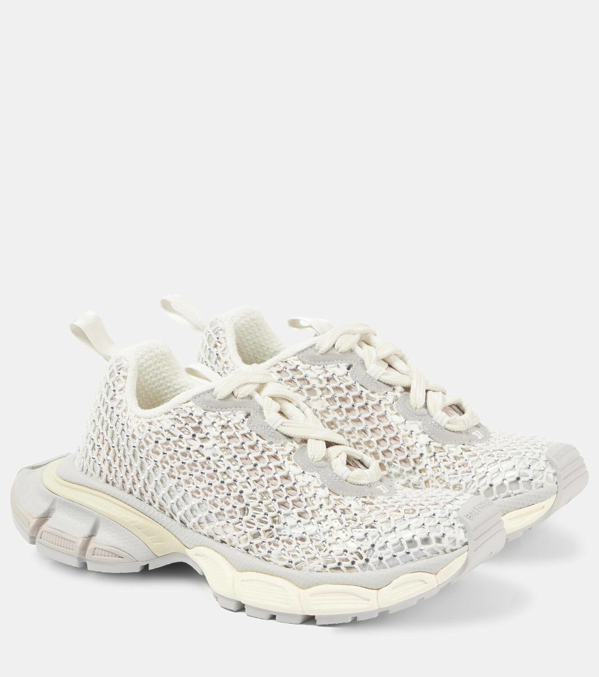 Balenciaga 3XL Fishnet embellished sneakers Balenciaga