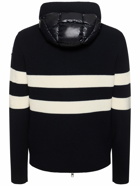 MONCLER - Extrafine Wool & Tech Cardigan