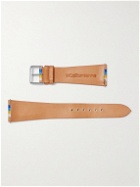 laCalifornienne - Seabright Striped Leather Watch Strap - Blue