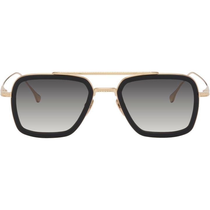 Photo: Dita Black & Gold Flight.006 Sunglasses