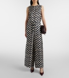 'S Max Mara Ronchi printed silk jumpsuit