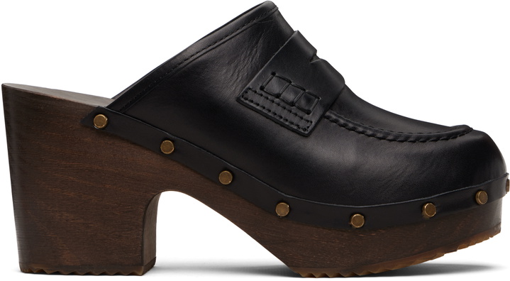 Photo: A.P.C. Black 'Les Sabots' Heels