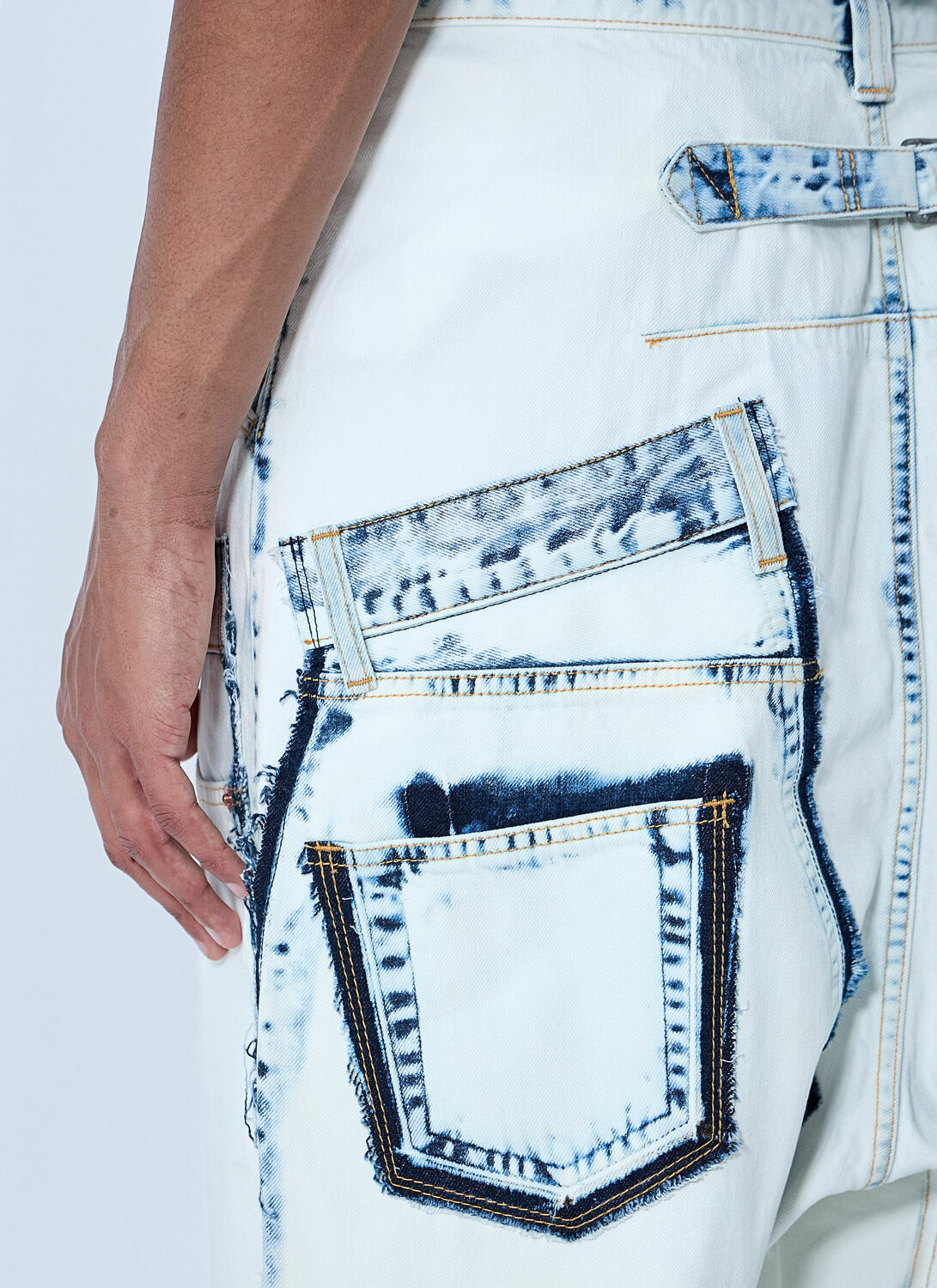 Junya Watanabe Deconstructed Panelled Denim Trousers Junya Watanabe