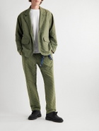 GENERAL ADMISSION - Checked Cotton-Twill Jacquard Suit Jacket - Green
