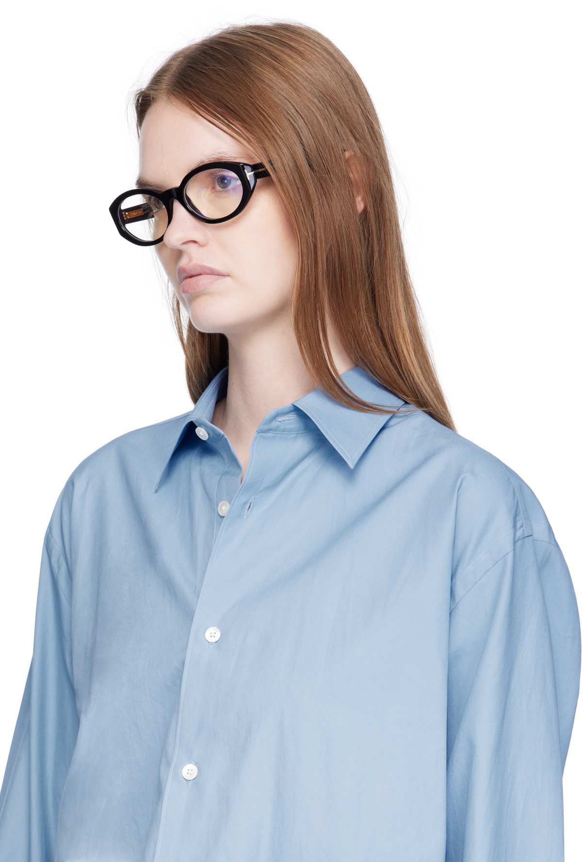 TOM FORD Black Oval Glasses