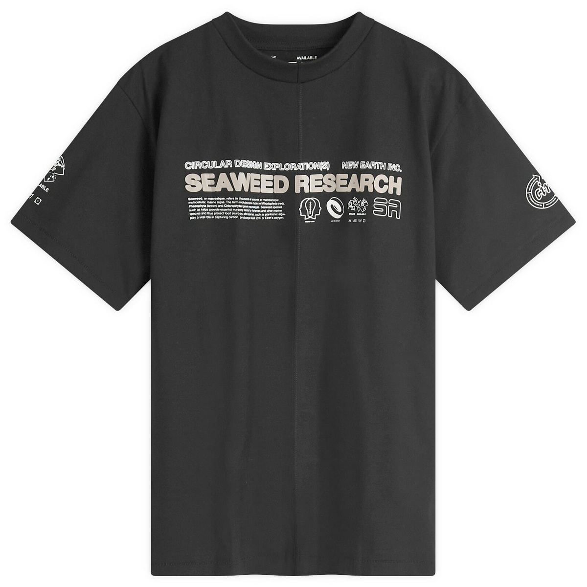 Tシャツ(半袖+袖なし) SPACE AVAILABLE X HYDRODYNAMIC RESEARCH Space Available Men's x Western Hydrodynamic Research T-Shirt in