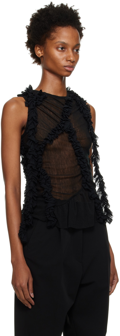 MM6 Maison Margiela Ruched マルジェラ MM6 Maison Margiela Ruched Crop Top | Neiman Marcus