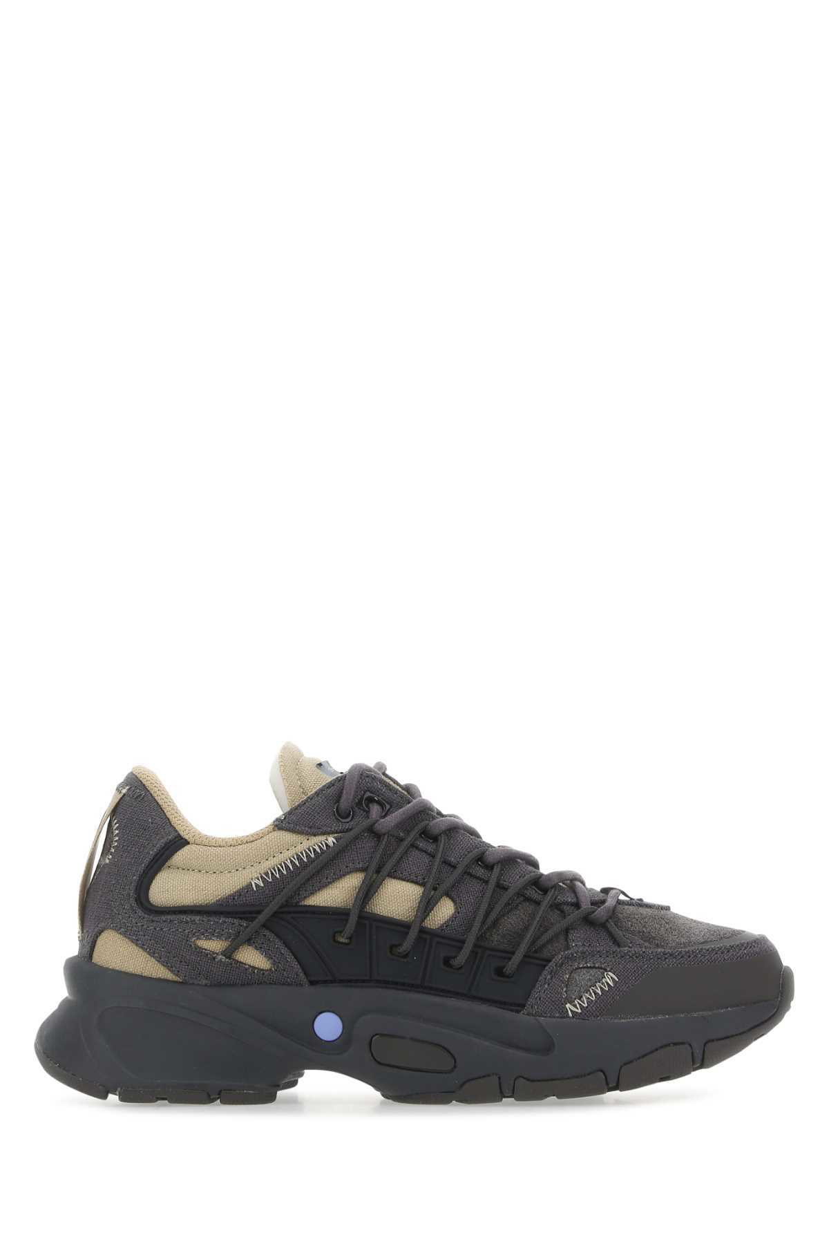 McQ Alexander McQueen Multicolor Fabric S10 Striae Sandals