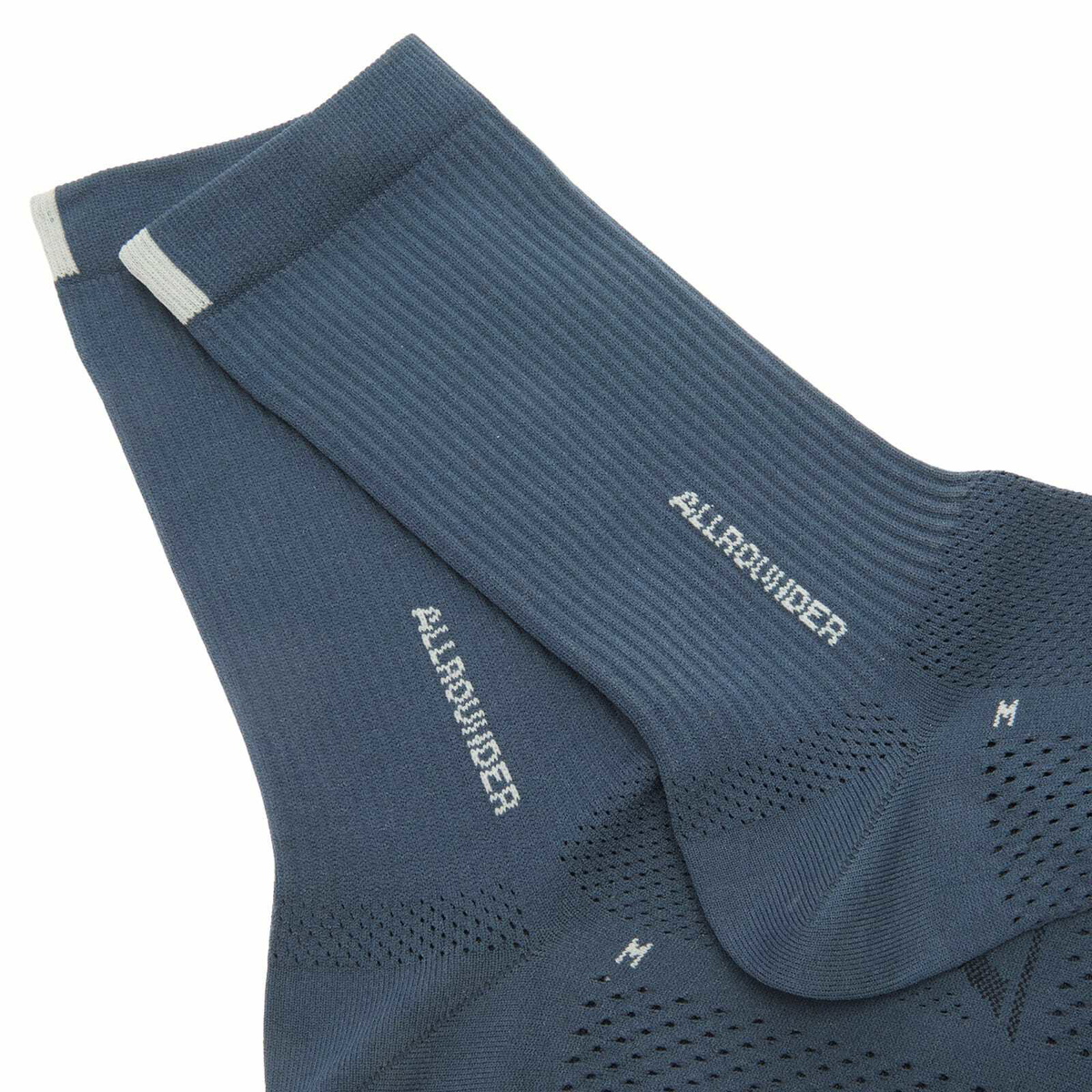 RoToTo Allrounder Tech-Mesh Crew Sock in Iron Blue