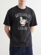 Human Made - Logo-Print Cotton-Jersey T-Shirt - Black