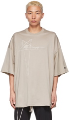 Rick Owens Beige Champion Edition Tommy T-Shirt