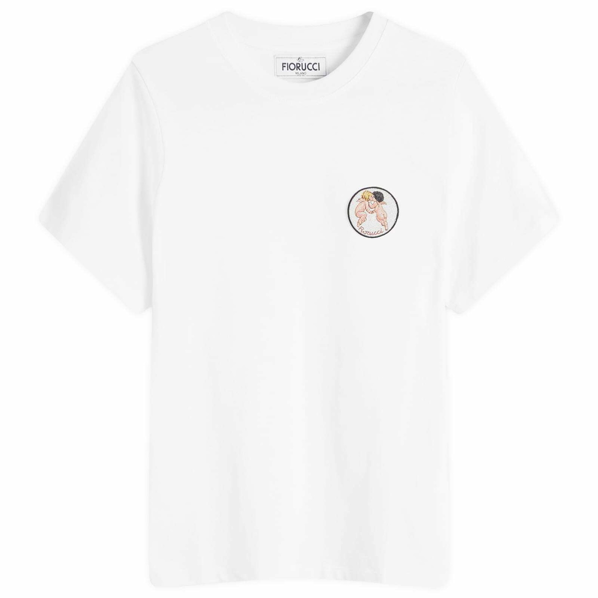 Fiorucci Women's Angel Patch Regular Fit T-Shirt in White