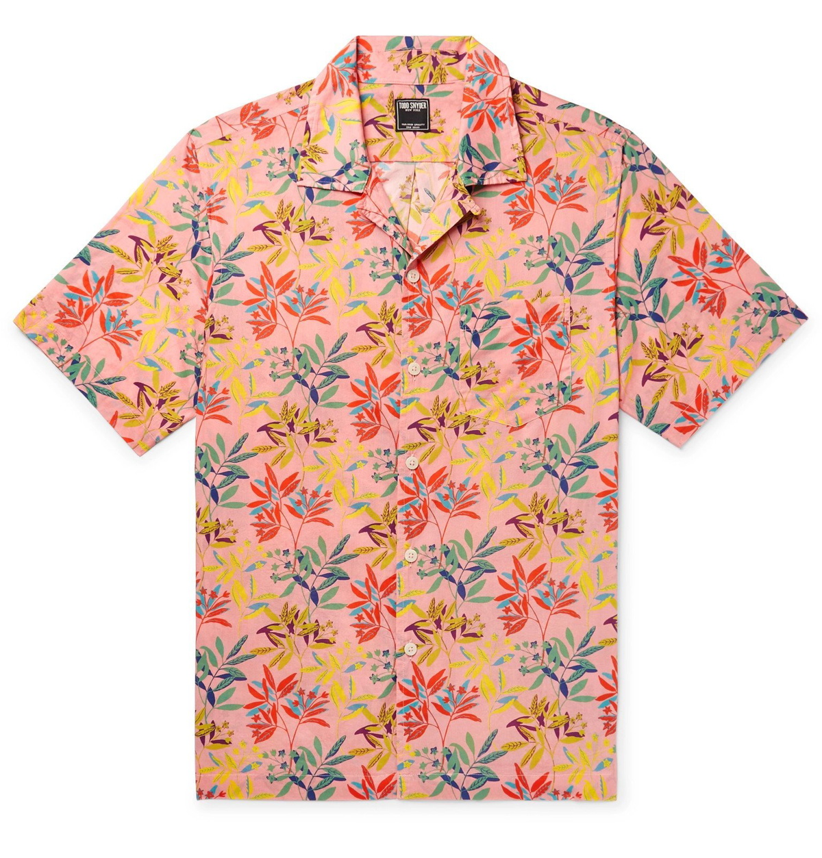 Todd Snyder - Liberty London Camp-Collar Floral-Print Cotton