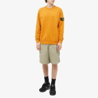 Stone Island Men's Garment Dyed Crew Sweat in Rust