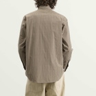 No Problemo Men's Poplin LS Shirt in Brown