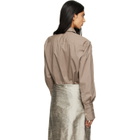 RESCHA SSENSE Exclusive Tan Hom Embroidered Shirt