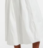 Bananhot Alba cotton poplin midi skirt