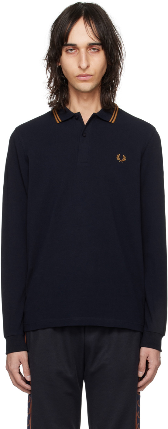 Fred Perry Camicia Uomo A Quadri Gingham: Manica Lunga, Cotone, Colletto Button-Down (Lavabile In Lavatrice)