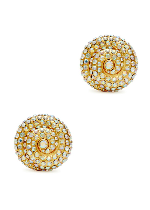 Photo: Pearl Octopuss.y Le Soleil 14kt Gold-plated Clip-on Earrings - One Size