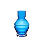 Raawii Relae Small Vase in Aquamarine Blue