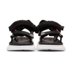 Givenchy Black Jaw Sandals