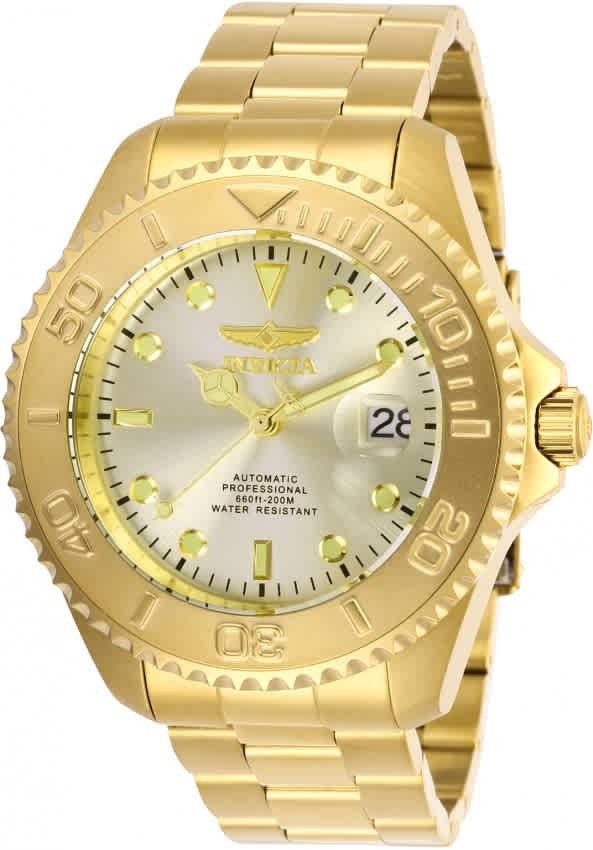 Invicta Pro Diver Automatic Champagne Dial Mens Watch 28950 Invicta
