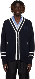 Moncler Navy Patch Cardigan