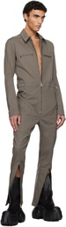 Rick Owens Gray Hollywood Headon Jumpsuit