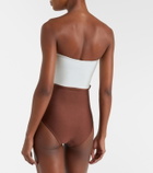 Adriana Degreas Bicolor belted swimsuit