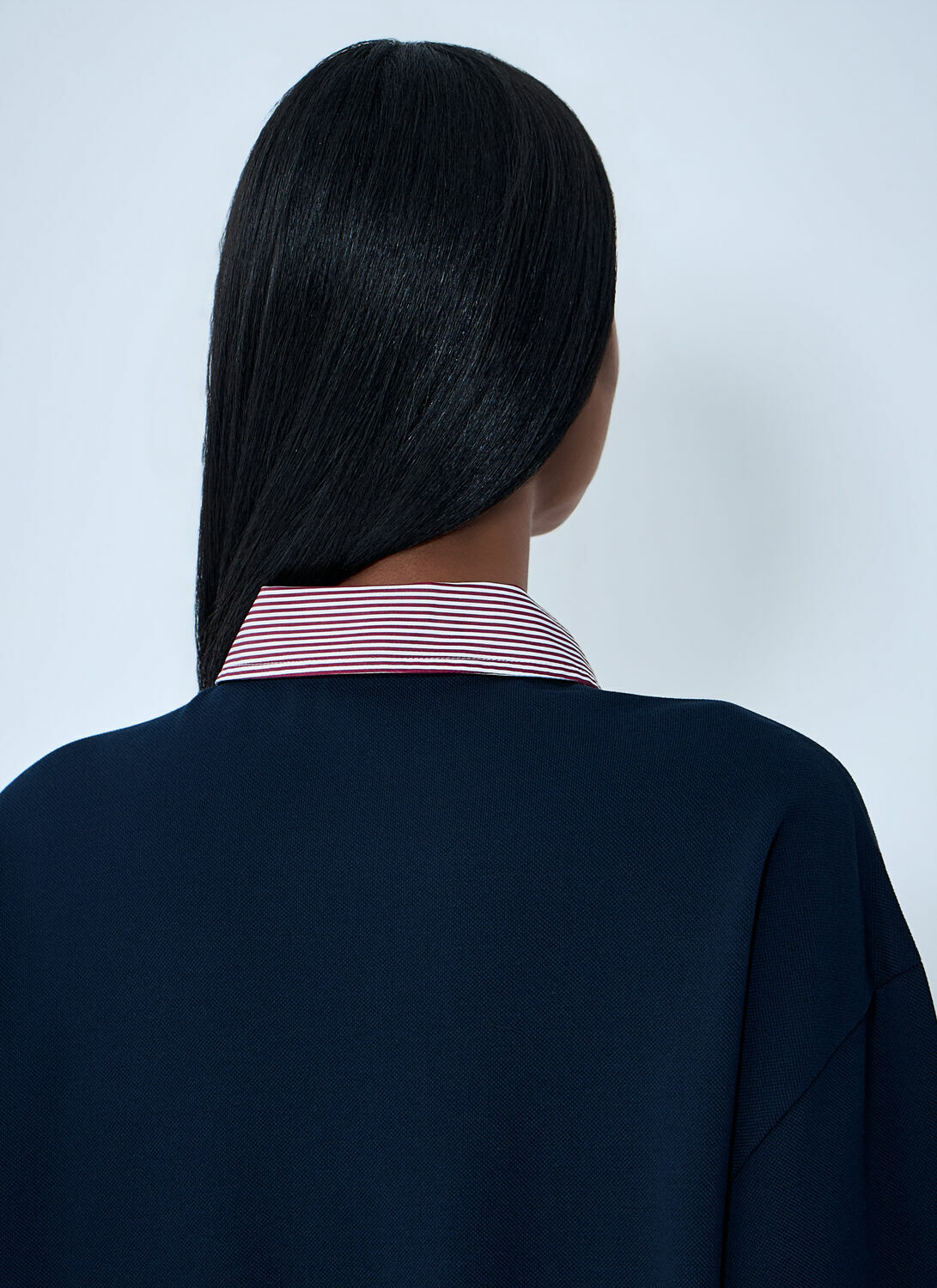 Miu Miu Collared Long Sleeve Polo Shirt