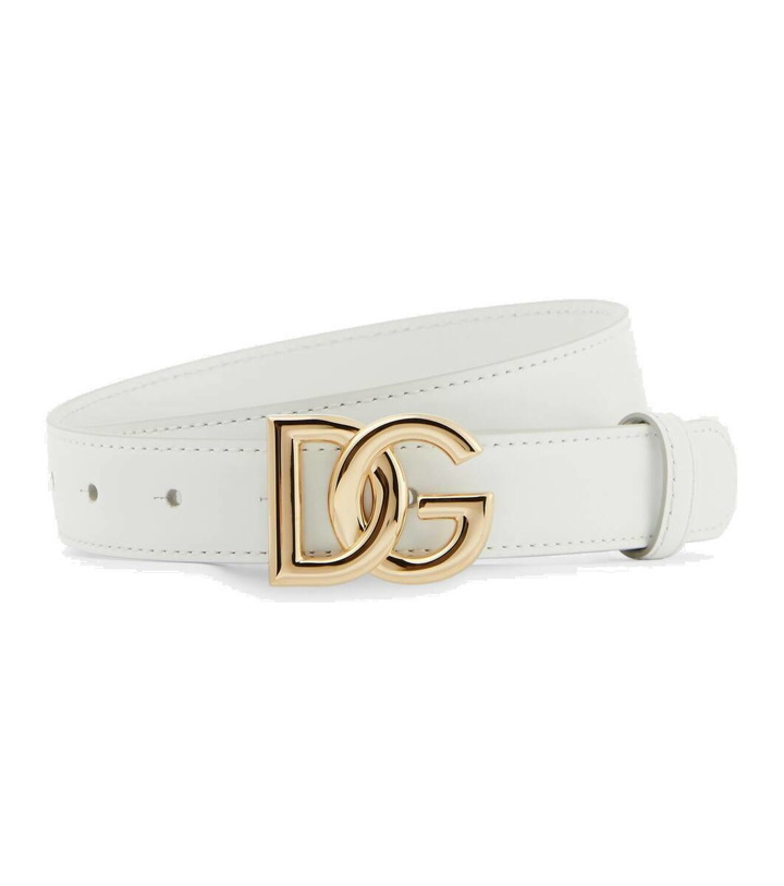 Photo: Dolce&Gabbana DG leather belt