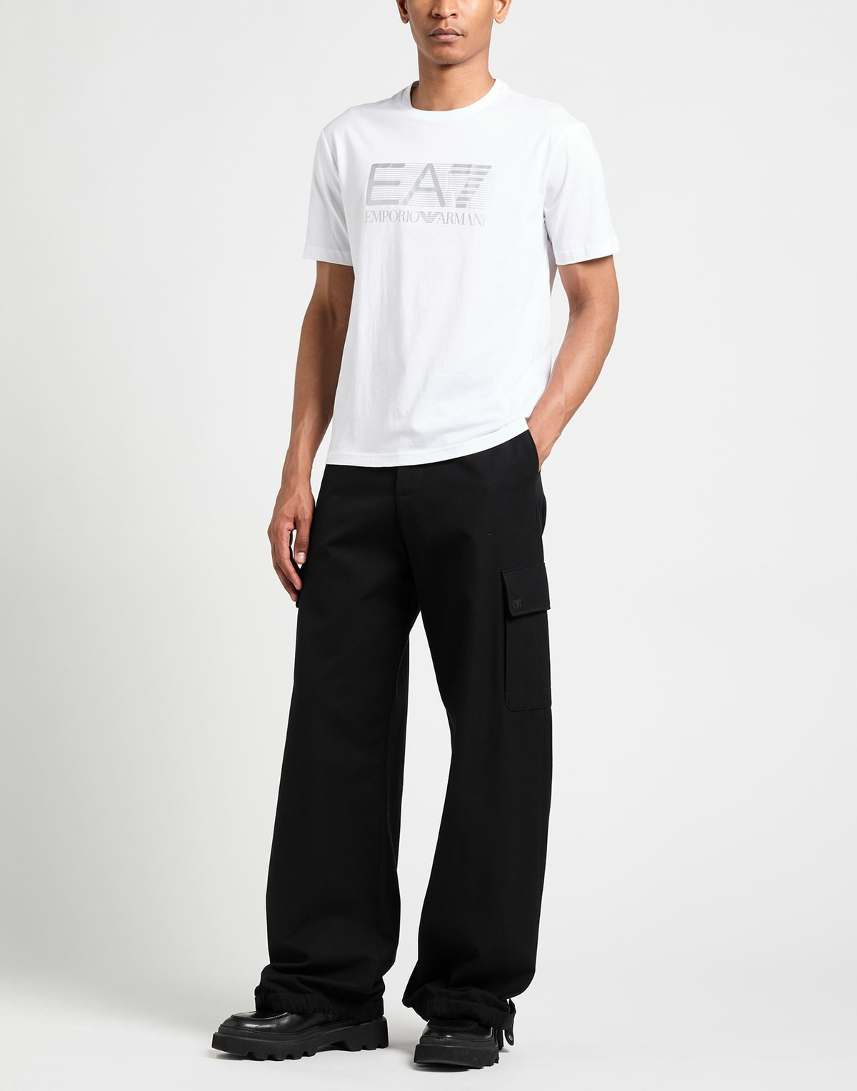 Ea7 Mens T-shirt in White