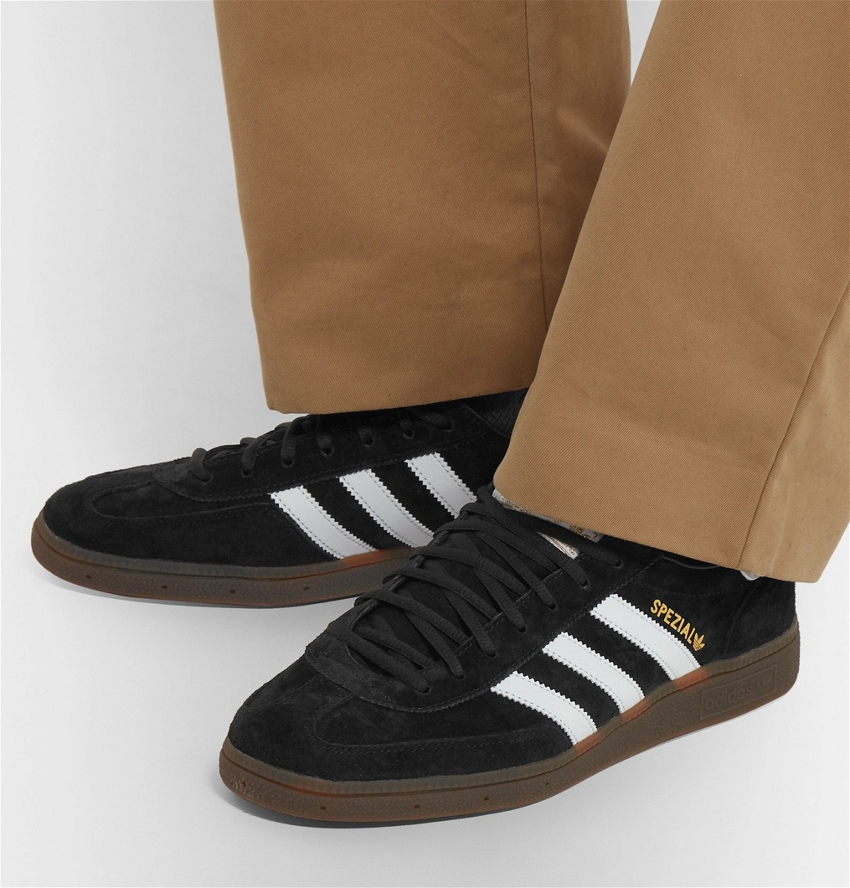 adidas - Handball Spezial Suede Leather Sneakers - Black adidas Originals by Alexander Wang