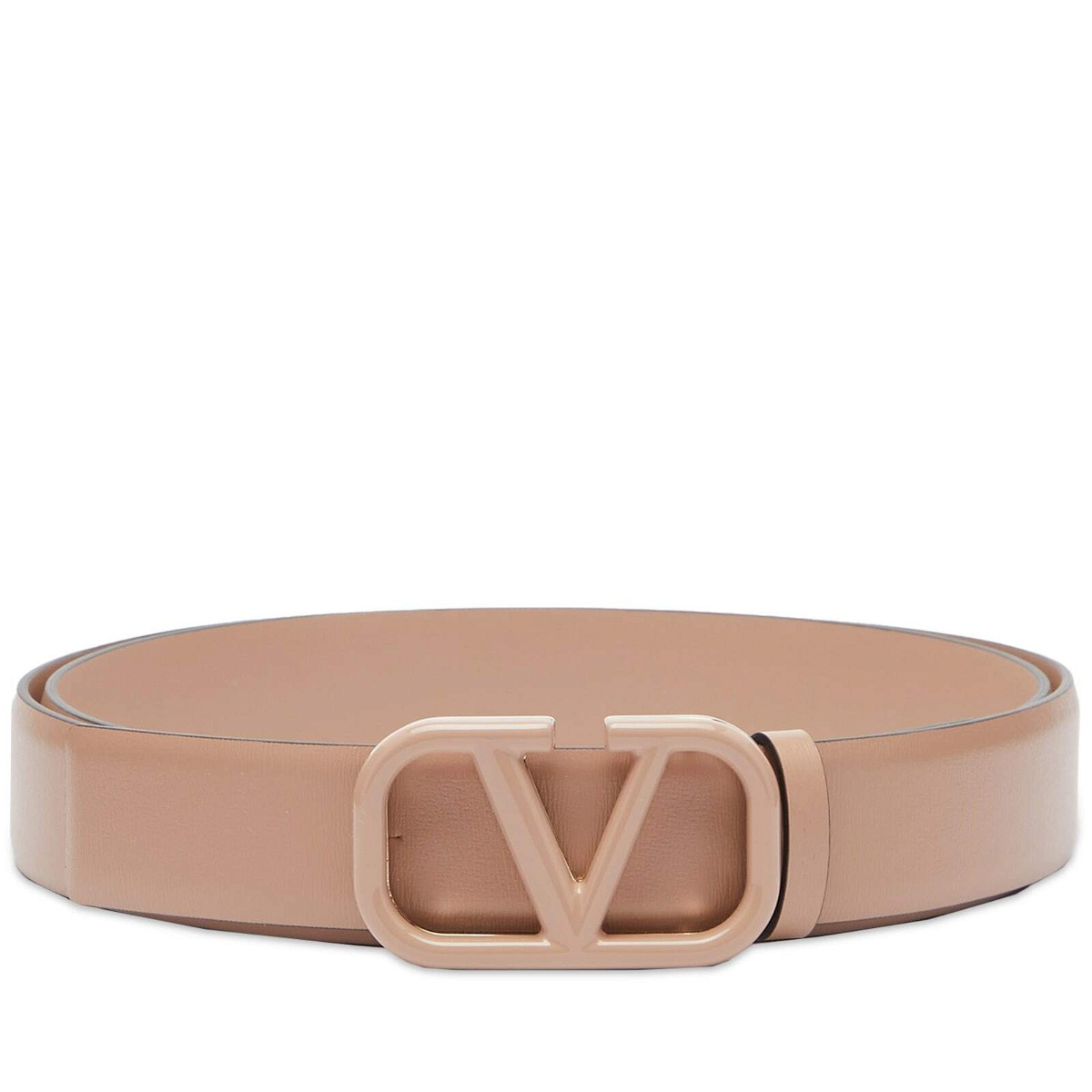 Photo: Valentino Men's Buckle Belt in Rose Canelle