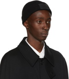 Yohji Yamamoto Black New Era Edition Cuffed Logo Patch Beanie